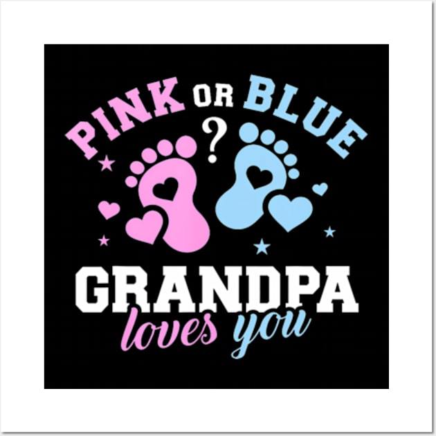 Gender reveal grandpa Wall Art by Eduardo